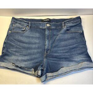 Express Denim Stretch‎ Shorts (size 18)